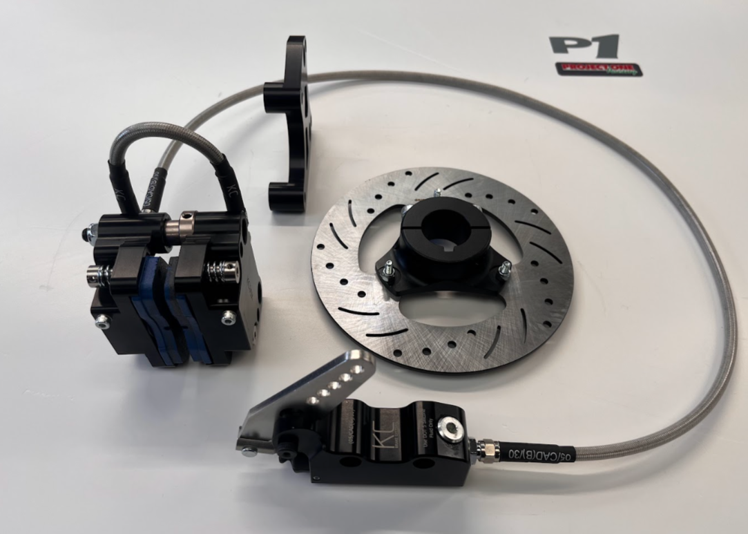BRAKE SYSTEM COMPLETE ROTAX CADET 4MM DISC - P1176