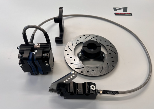 BRAKE SYSTEM COMPLETE ROTAX CADET 4MM DISC - P1176